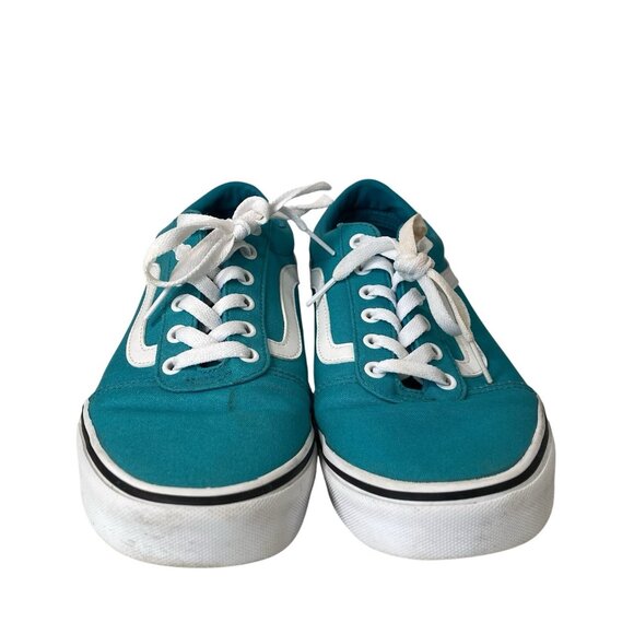 Vans Old Skool Skater Shoes Womens 11 Teal Ward Low Top Sneaker 90s Y2K Preppy - Picture 2 of 10